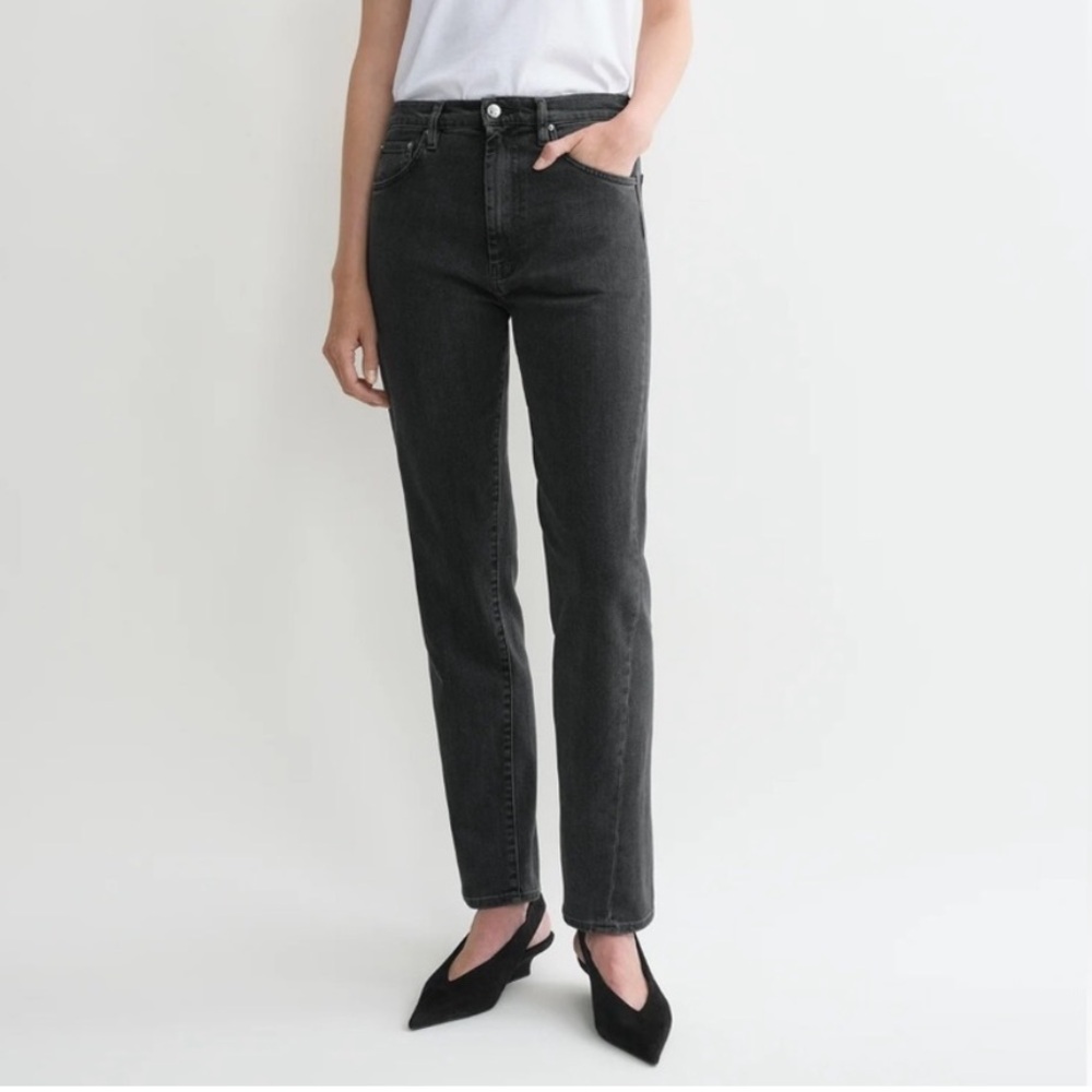 Toteme Original Twisted Seam Jeans in Gray SZ 28 EUC 193-232-743